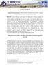 INFLUÊNCIA DA SALINIDADE E DA COBERTURA VEGETAL MORTA NA CULTURA DO MILHO INFLUENCE OF SALINITY AND DEAD VEGETABLE COVERAGE ON CORN CULTURE