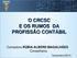 O CRCSC E OS RUMOS DA PROFISSÃO CONTÁBIL. Contadora RÚBIA ALBERS MAGALHÃES Conselheira