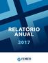 RelatóRio anual 2017