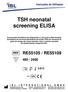 TSH neonatal screening ELISA