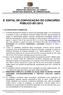 6 EDITAL DE CONVOCAÇÃO DO CONCURSO PÚBLICO 001/2013