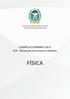 Governo do Estado do Rio de Janeiro Secretaria de Estado de Educação. CURRÍCULO MÍNIMO 2013 EJA - Educação de Jovens e Adultos FÍSICA