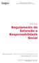 Regulamento de Extensão e Responsabilidade Social