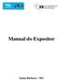 Manual do Expositor Santa Bárbara - MG