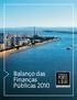 Balanço das Finanças Públicas Prefeitura de Porto Alegre