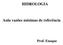 HIDROLOGIA. Aula vazões mínimas de referência. Prof. Enoque