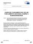 PARECER FUNDAMENTADO DE UM PARLAMENTO NACIONAL SOBRE A SUBSIDIARIEDADE