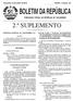 BOLETIM DA REPÚBLICA 2.º SUPLEMENTO PUBLICAÇÃO OFICIAL DA REPÚBLICA DE MOÇAMBIQUE. I SÉRIE Número 46. Terça-feira, 10 de Junho de 2014