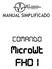 MANUAL SIMPLIFICADO COMANDO. MicroWt FH01