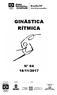 GINÁSTICA RÍTMICA Nº 04 18/11/2017