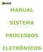 MANUAL SISTEMA PROCESSOS ELETRÔNICOS