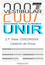 Nome do Candidato. Coordenação de Exames Vestibulares Universidade Federal de Mato Grosso