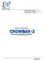 CROWBAR-2 Manual de Instalação e Operação Revisão 00 de 9 de Outubro de 2009