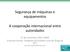 Segurança de máquinas e equipamentos. A cooperação internacional entre autoridades