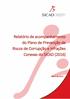 Relatório de acompanhamento do Plano de Prevenção de Riscos de Corrupção e Infrações Conexas do SICAD (2016)