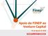 Apoio da FINEP ao Venture Capital. 01 de Agosto de 2018