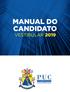 MANUAL DO CANDIDATO VESTIBULAR 2019