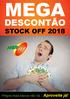 DESCONTÃO STOCK OFF 2018