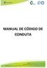 MANUAL DE CÓDIGO DE CONDUTA