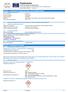Ficha de dados de segurança Folha de datas de segurança conforme Regulamento (CE) N.º 1907/2006 (REACH) Data de emissão: 31/05/2017 Versão: 1.
