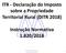 ITR - Declaração do Imposto sobre a Propriedade Territorial Rural (DITR 2018) Instrução Normativa 1.820/2018