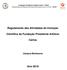 Regulamento das Atividades de Iniciação. Científica da Fundação Presidente Antônio. Carlos