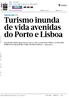 inunda Turismo de vida avenidas do Porto e Lisboa