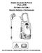 Máquina de Lavar de Alta Pressão VULCAN. VLP e VLP Manual de Instruções e Funcionamento