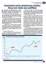 Economia Internacional INTERNATIONAL ECONOMY Economia norte-americana mostra força em meio aos conflitos