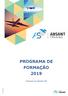 PROGRAMA DE FORMAÇÃO 2019 AT/PUB_001/JAN19. Formação em Aviação Civil