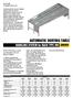 AUTOMATIC SORTING TABLE