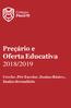 Preçário e Oferta Educativa 2018/2019