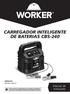 CARREGADOR INTELIGENTE DE BATERIAS CBS-240