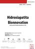 Hidroxiapatita Bionnovation