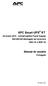 APC Smart-UPS RT. Manual do usuário. No-break (UPS - Uninterruptible Power Supply) 220/230/240 Montagem em torre/rack 1000 VA e 2000 VA.