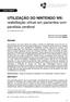 UTILIZAÇÃO DO NINTENDO WII: reabilitação virtual em pacientes com paralisia cerebral