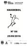 HANDEBOL Nº 04 25/09/2016