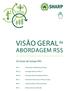 VISÃO GERAL da. Os Guias de Campo RSS. Preparação e Definição do Escopo. RSS 2a. Avaliação de Riscos (Pilar 1)