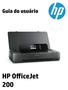 HP OfficeJet 200 Mobile series. Guia do usuário