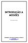 INTRODUÇÃO A MISSÕES. Por Evaristo Filho. SEMINÁRIO TEOLÓGICO EVANGÉLICO BÍBLICO SETEB Global