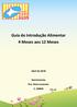 Guia de Introdução Alimentar 4 Meses aos 12 Meses