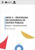 META 5 - PROGRAMA EM EXCELÊNCIA DE GESTÃO PÚBLICA