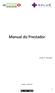 Manual do Prestador REG. ANS Versão 1.0 Maio/2018. Manaus - Amazonas