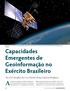 Capacidades Emergentes de Geoinformação no Exército Brasileiro