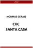 NORMAS GERAIS CHC SANTA CASA