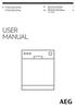 FFB63600PW FFB63600PM. PT Manual de instruções 2 Máquina de lavar loiça ES Manual de instrucciones 25 Lavavajillas USER MANUAL