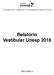 Relatório Vestibular Unesp 2018