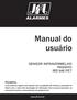 Manual do usuário SENSOR INFRAVERMELHO PASSIVO IRD 640 PET
