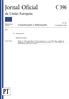 Jornal Oficial da União Europeia C 396. Atos preparatórios. 61. o ano Comunicações e Informações 31 de outubro de Edição em língua portuguesa