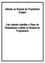 Adendo ao Manual do Proprietário Ranger. Este adendo substitui o Plano de Manutenção contido no Manual do Proprietário